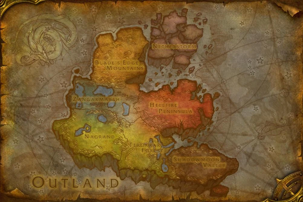 Mapa Outland